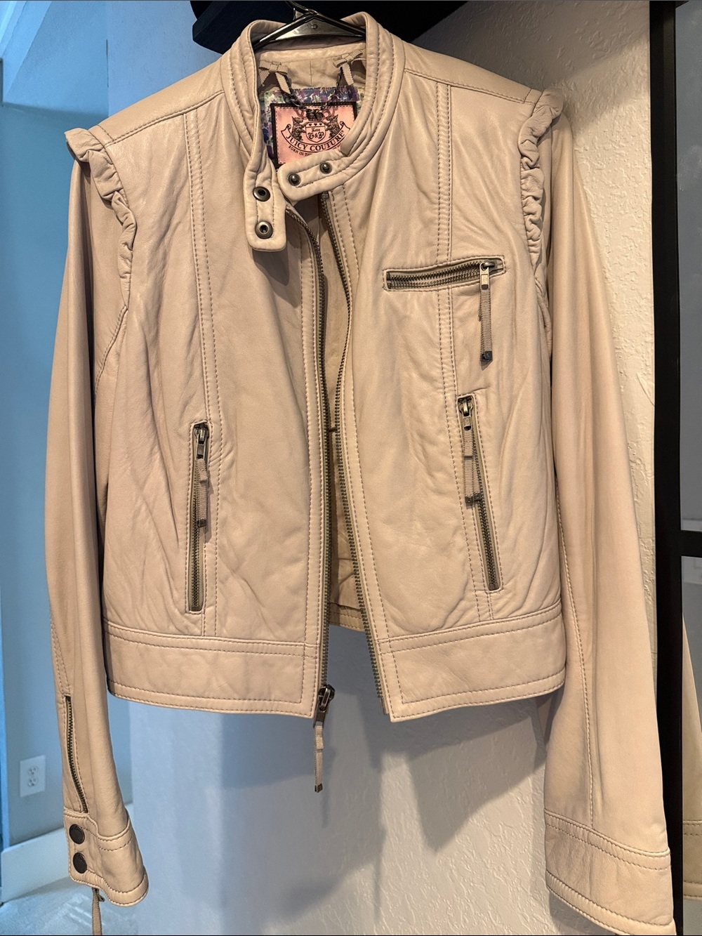 Juicy Couture Bone Colored Butter Soft Jacket